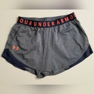 UA Women's Play Up Heatgear Running shorts- sz Med Loose